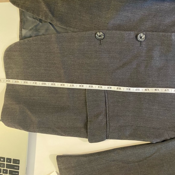 Joseph Abboud Nordstrom Mens Grey Suit Jacket Sport Coat Size 42L - Picture 12 of 14